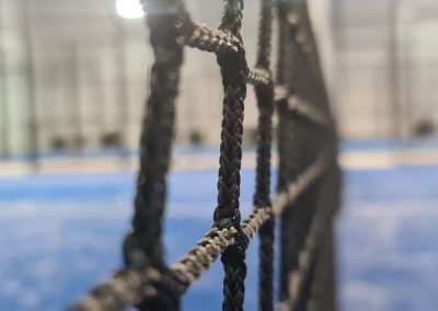 Zoom de la red de la pista de padel 1 de Pádel Castejón