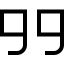 Dibujo de comillas